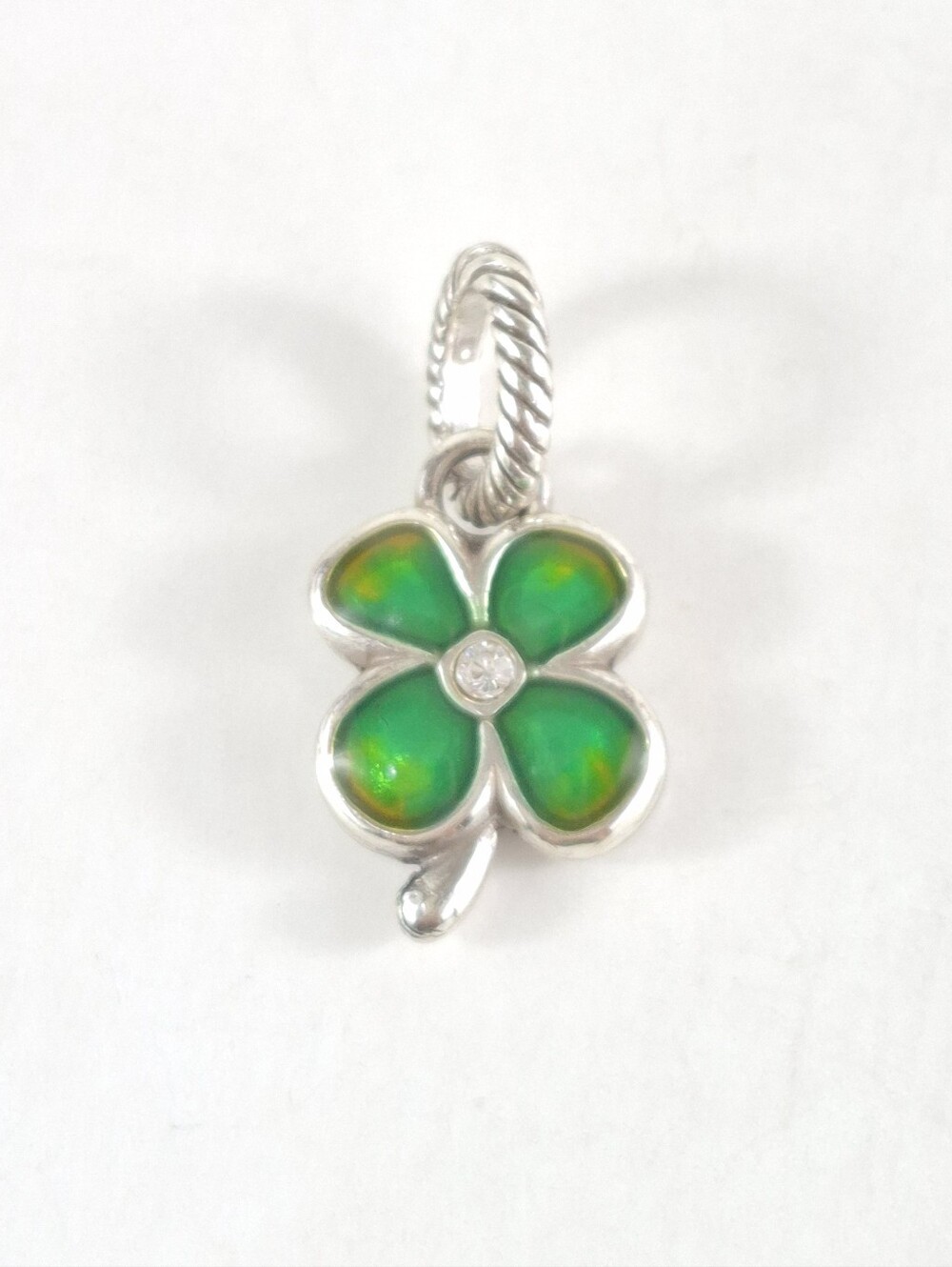 Brighton Lucky Clover Enamel Charm